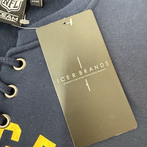 Ultra Game NFL Women Los Angeles Charger Long Sleeve Fleece Sweatshirt Small NEW - Picture 7 of 15